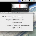 Sleep No More: posticipare lo sleep del Mac a livello grafico