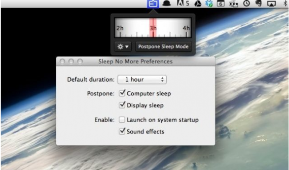 Sleep No More: posticipare lo sleep del Mac a livello grafico