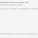 Apple rilascia un aggiornamento di compatibilità RAW per le fotocamere digitali