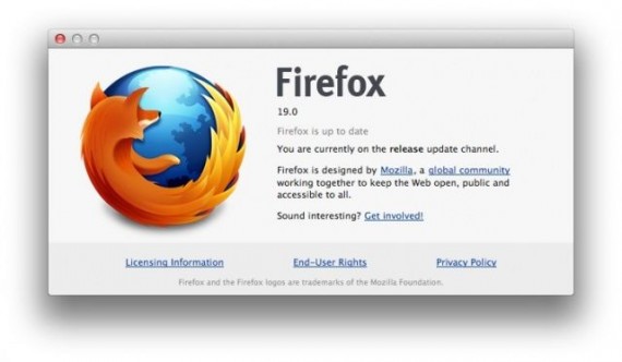 Disponibile Firefox 19 con lettore PDF integrato per Mac