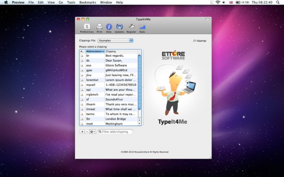 Disponibile in offerta TypeIt4Me, l’app che ti permette di creare abbreviazioni di tastiera su Mac