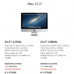 I tempi di consegna per i nuovi iMac scendono a 1-2 settimane