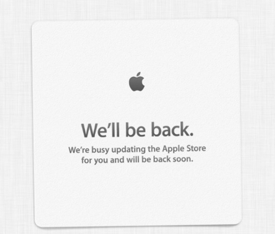 Sito Apple fuori uso. Solo manutenzione? [AGGIORNATO]