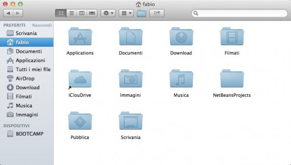 iClouDrive: per condividere files tra Mac utilizzando il proprio account iCloud
