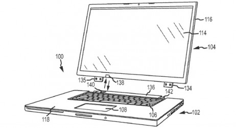 Apple brevetta uno schermo touchscreen per laptotp che si ricarica via wireless