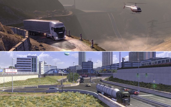 Guida i camion nelle zone più pericolose del mondo con Scania Truck Driving Simulator