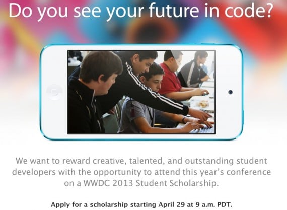 WWDC 2013: Apple riserva 150 borse di studio agli studenti