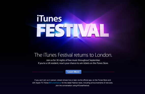iTunes Festival 2013: annunciate date e alcuni artisti