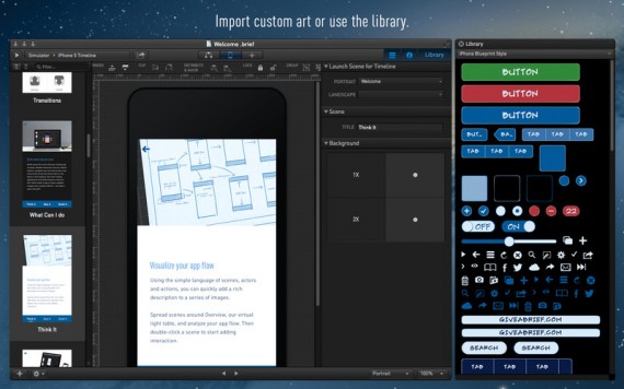 Briefs: uno strumento professionale per creare mockup di applicazioni iOS