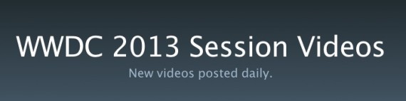 Disponibili per gli sviluppatori le sessioni video del WWDC 2013