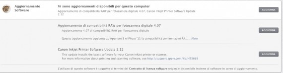 Apple rilascia l’aggiornamento RAW e nuovi driver per stampanti Canon
