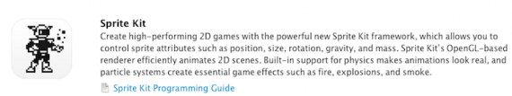 Sprite Kit di Apple è lo strumento per creare giochi 2D anche su OS X Mavericks