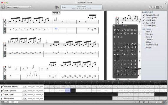 Reflow: un’app musicale per la lettura di tab e per la creazione di spartiti