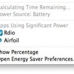 OS X Mavericks mostra le applicazioni che consumano più energia
