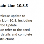 Apple rilascia la build 12F30 di OS X Mountain Lion 10.8.5 agli sviluppatori