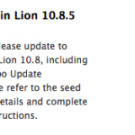 Apple invia una nuova beta di OS X Mountain Lion 10.8.5 agli sviluppatori