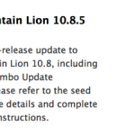 Apple invia OS X Mountain Lion 10.8.5 build 12F23 agli sviluppatori