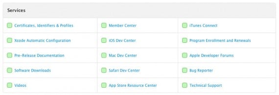 Tornano online tutti i servizi del Developer Portal di Apple