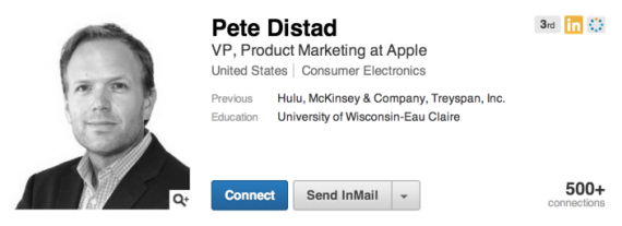 Pete Distad è un nuovo dirigente Apple