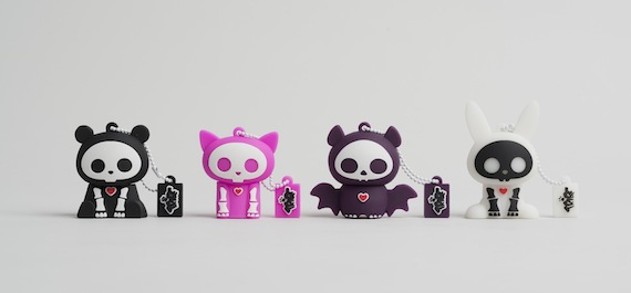 Arriva la nuova collezione chiavette USB Skelanimals