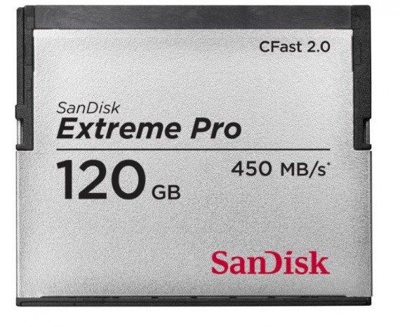 SanDisk lancia la prima memory card CFast 2.0