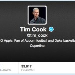 Anche Tim Cook è su Twitter