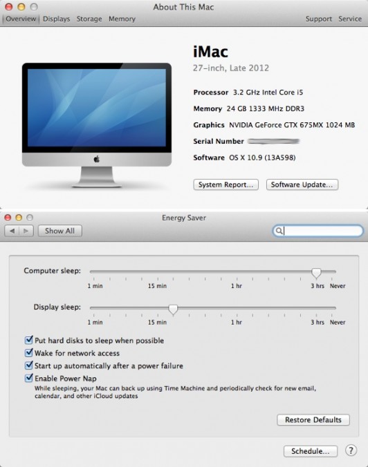 Anche gli iMac avranno il Power Nap grazie a Mavericks