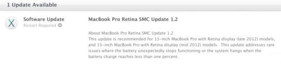 Apple aggiorna i firmware dei MacBook Air e dei MacBook Pro Retina