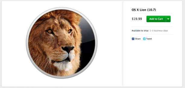 Apple comincia a vendere Lion e Mountain Lion tramite l’Apple Store Online