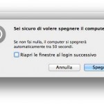 Con OS X Mavericks Apple ha modificato il funzionamento del tasto di spegnimento