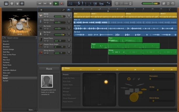 Apple rilascia il primo update di Garageband 10
