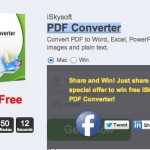 iSkySoft regala PDF Converter per Mac e Windows