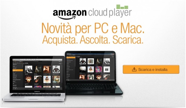 L’applicazione per Desktop Amazon Cloud Player ora disponibile per PC e Mac
