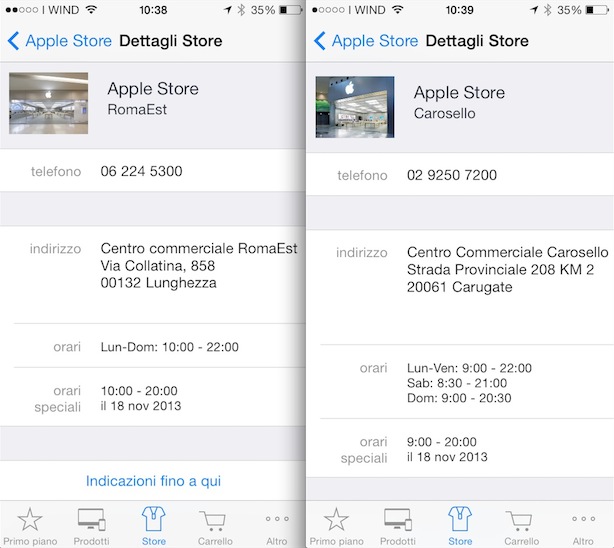 Apple Store: chiusure anticipate il 18 e 19 novembre