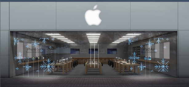 Apple celebrerà le festività con una vetrina “magica”