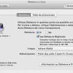 Su Mavericks la dettatura vocale funziona anche offline