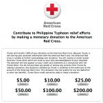 Apple invita gli utenti a donare alla Croce Rossa Americana per le vittime dell’uragano nelle Filippine