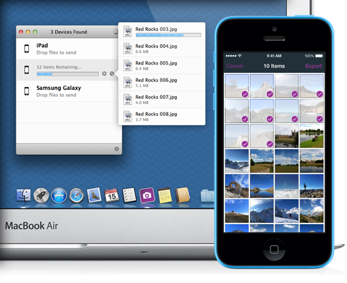 Trasferisci foto e video da iOS a Mac con Picture Trasnfer