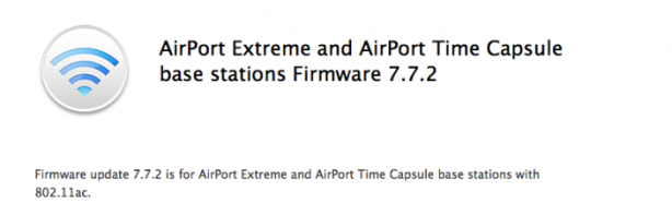 Apple aggiorna i firmware di AirPort Extreme e Time Capsule