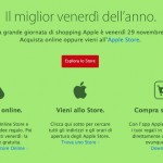 Sconti anche in Italia con il Black Friday di Apple