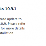 Nuova beta di OS X 10.9.1 disponibile per gli sviluppatori