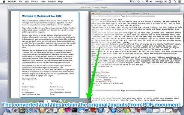 PDF to Text Converter Expert Mac pic0