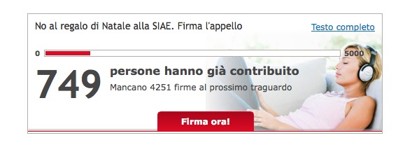 Una petizione contro l’aumento delle tasse sui supporti multimediali