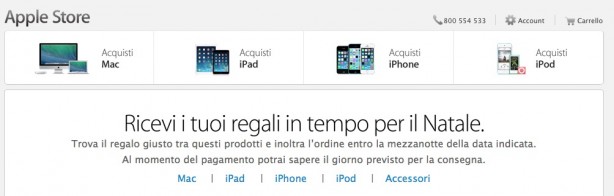 Se vuoi un Mac per Natale ecco quando devi ordinarlo su Apple Store online