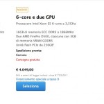 Apple Store torna online con le ordinazioni del Mac Pro