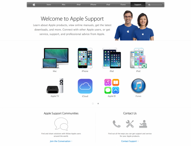 Il portale di supporto Apple riceve un’interfaccia rinnovata