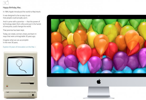 Buon compleanno, Mac: 30 anni di storia celebrati sul sito Apple