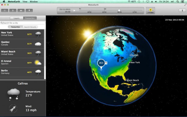 MeteoEarth Mac pic1