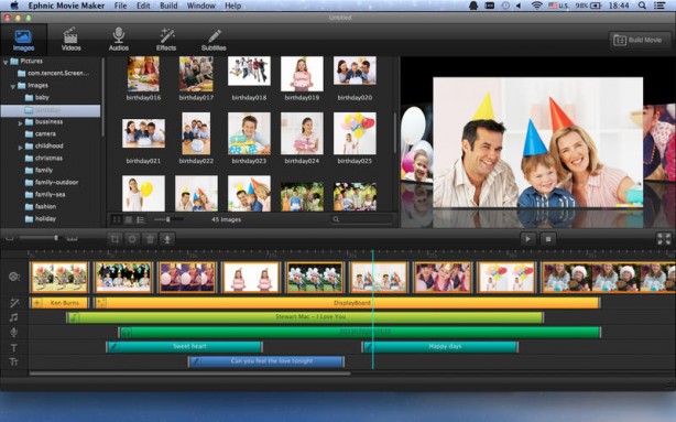 Photo show - Movie Maker Mac pic0