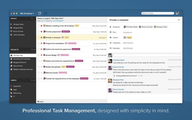 Producteev by Jive: il social task management gratuito per il tuo Mac